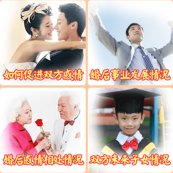 通过八字合婚您将获得以下内容